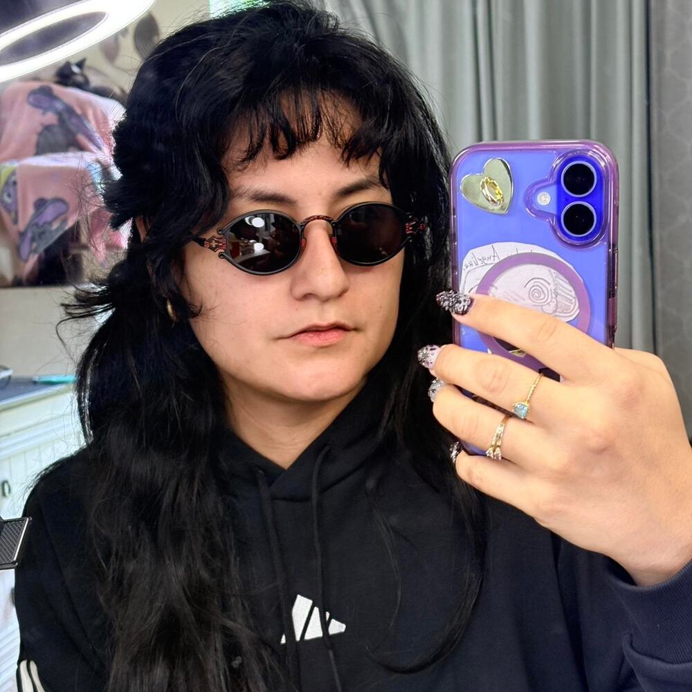 Steampunk silver sunglasses with black